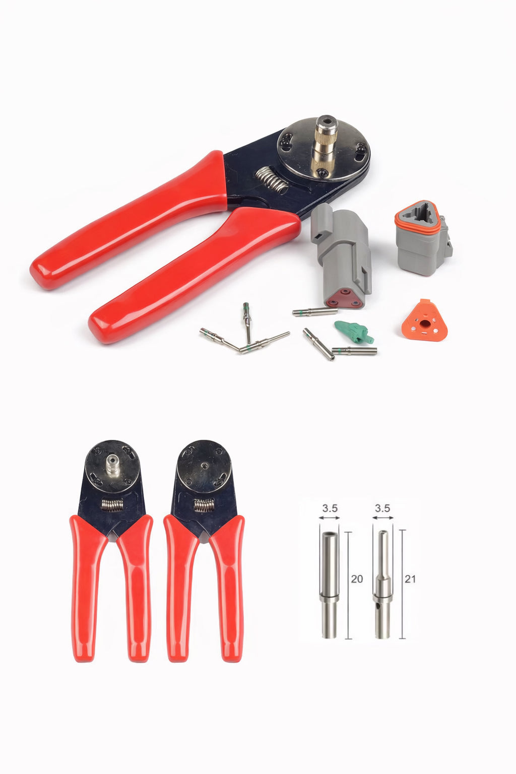 16# Crimp Tool for DT/HD/HDD 10A Round Terminals