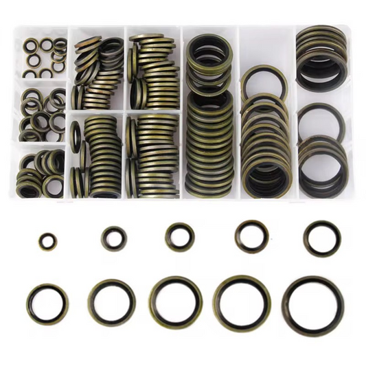 Rubber Ring Bonded Seal Washer (Dowty Washer) Assortment Kit